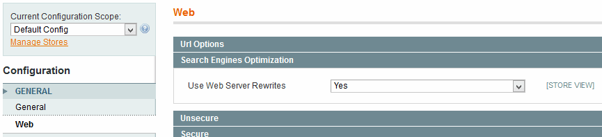 SEF URLs Magento